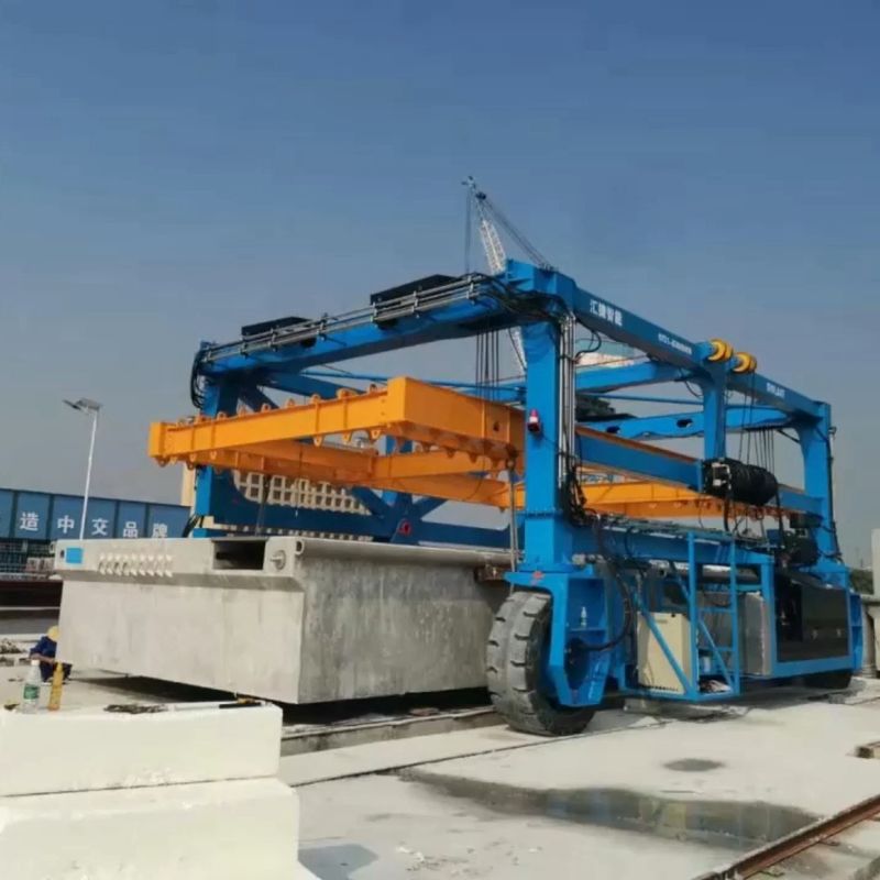 Produtos móveis de Crane For Precast Concrete Construction do pórtico da carga azul