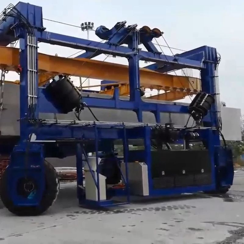 Produtos móveis de Crane For Precast Concrete Construction do pórtico da carga azul