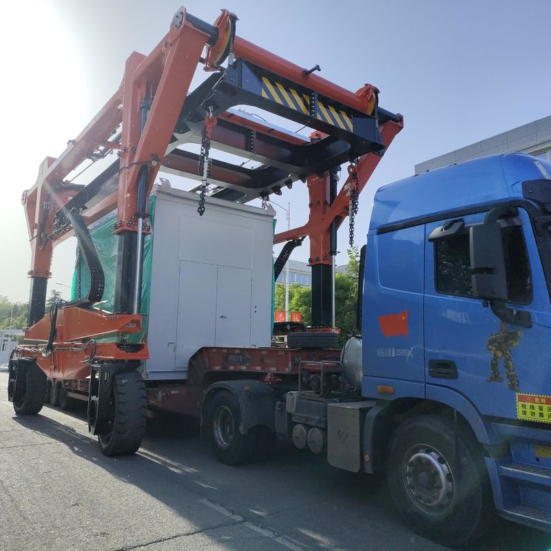 Elétrico escarranche o caminhão 3km/H 7km/H do portador para cargas desproporcionados